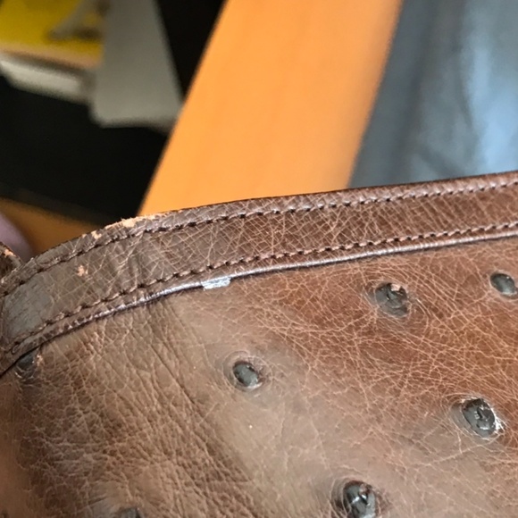 Vintage Ostrich leather - Picture 4 of 12